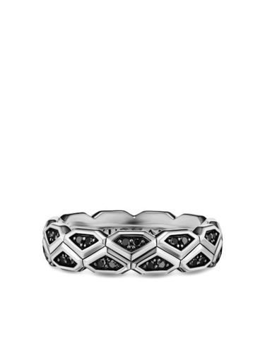 Bague Hex en sterling à diamants - David Yurman - Modalova