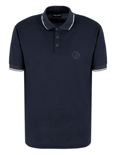 Polo à logo brodé - Giorgio Armani - Modalova
