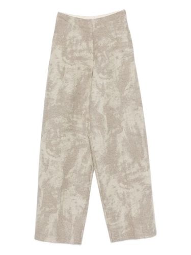 Pantalon en laine mélangée - Alysi - Modalova