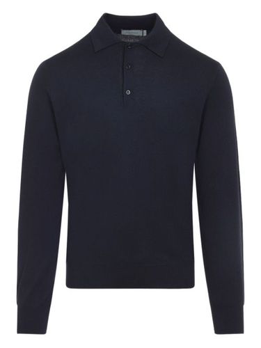 Canali polo en cachemire - Bleu - Canali - Modalova