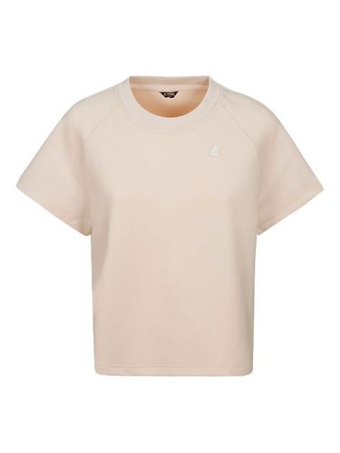K-Way t-shirt à logo brodé - Rose - K-Way - Modalova