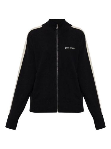 Sweat zippé à manches rayées - Palm Angels - Modalova