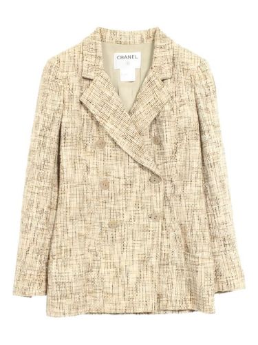 Blazer croisé en tweed (1986-1988) - CHANEL Pre-Owned - Modalova