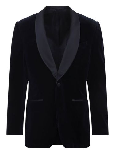 Canali blazer en coton - Bleu - Canali - Modalova