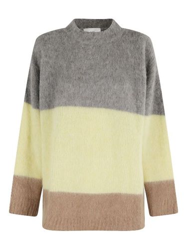 SOLOTRE pull colour block - Gris - SOLOTRE - Modalova