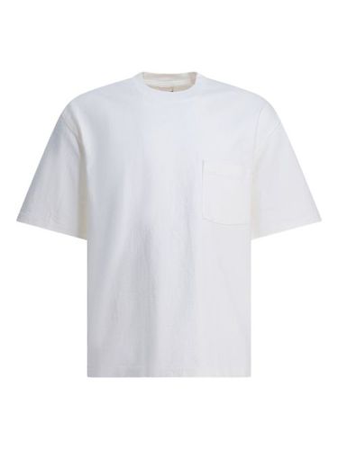 T-shirt en coton à col rond - Auralee - Modalova