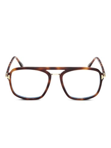 Lunettes de vue à monture pilote - TOM FORD Eyewear - Modalova