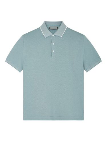 Polo en piqué à bords contrastants - Canali - Modalova