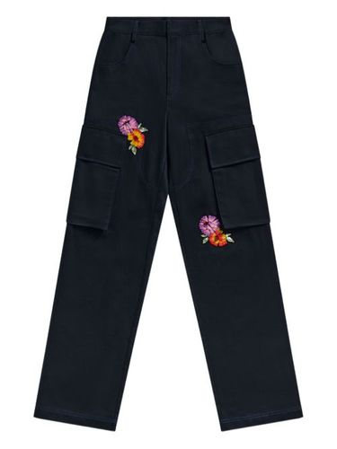 Pantalon à fleurs brodées - AREA - Modalova
