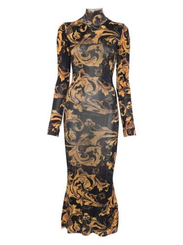 Robe à imprimé Barocco - Versace Jeans Couture - Modalova