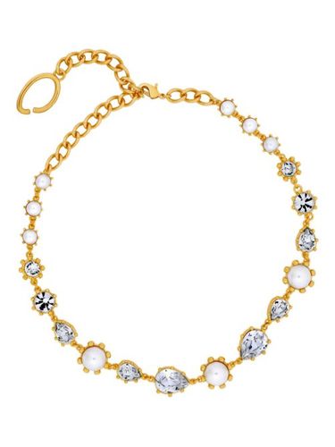 Collier à ornements en cristal - Oscar de la Renta - Modalova