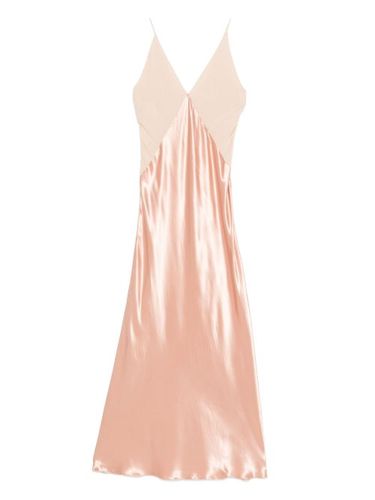 Robe-nuisette à col v - Alberta Ferretti - Modalova