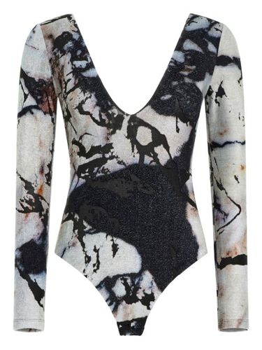 Body à imprimé marbré - Roberto Cavalli - Modalova