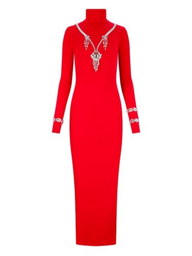 Robe longue à ornements et dos nu - DES PHEMMES - Modalova