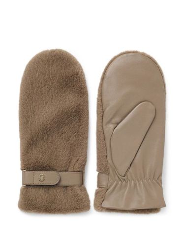 BOSS gants à plaque logo - Marron - BOSS - Modalova