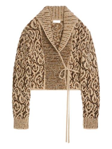 Cardigan en jacquard - DRIES VAN NOTEN - Modalova