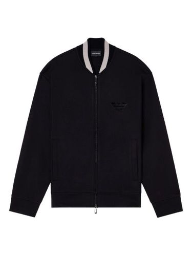 Veste bomber zippée à patch Eagle - Emporio Armani - Modalova