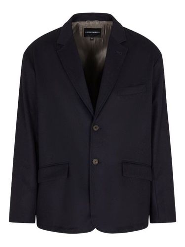 Blazer à simple boutonnage - Emporio Armani - Modalova
