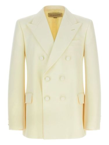 Double-breasted peak-lapels blazer - Valentino Garavani - Modalova