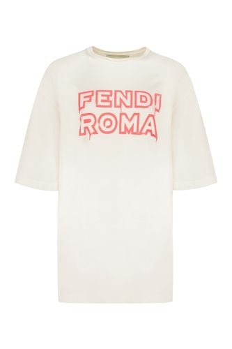 Fendi Cotton T-shirt - Fendi - Modalova