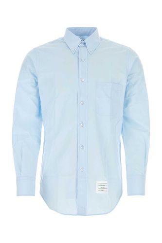 Light Blue Popeline Shirt - Thom Browne - Modalova