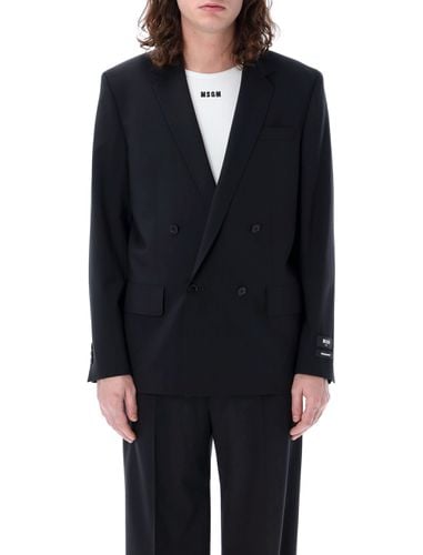 MSGM Double Breasted Blazer - MSGM - Modalova