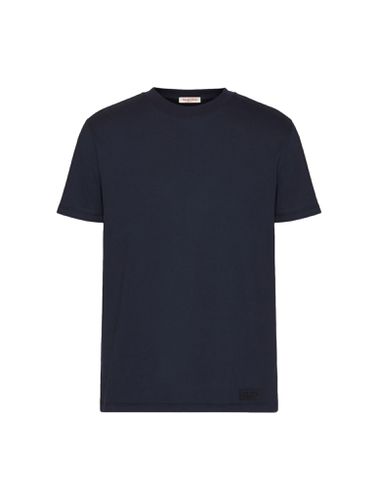 T-shirt Jersey,regular,iconic Stud Vltn Tag Jersey Cotone - Valentino Garavani - Modalova