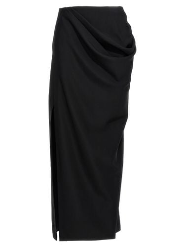 Slashed Drape Skirt - Alexander McQueen - Modalova