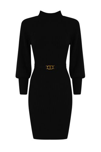 TwinSet Ribbed Dress With Belt - TwinSet - Modalova