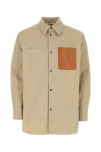 Beige Cotton Shirt - Valentino Garavani - Modalova