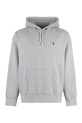 Logo Embroidered Rib Trim Hoodie - Polo Ralph Lauren - Modalova