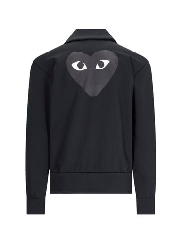 Logo Zip Sweatshirt - Comme des Garçons Play - Modalova