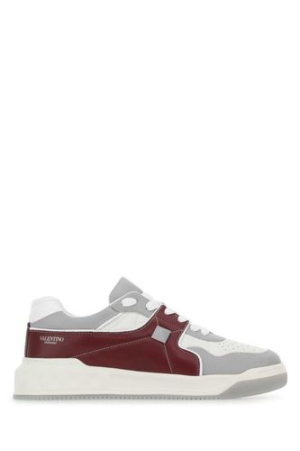 Multicolor Nappa Leather One Stud Sneakers - Valentino Garavani - Modalova