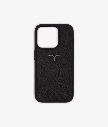 Calf Leather Cover For Iphone 15 Accessory - Larusmiani - Modalova