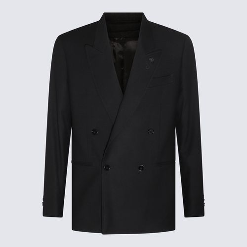 Lardini Black Wool Blazer - Lardini - Modalova