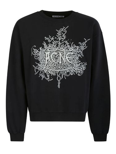 Logo Printed Crewneck Sweatshirt - Acne Studios - Modalova