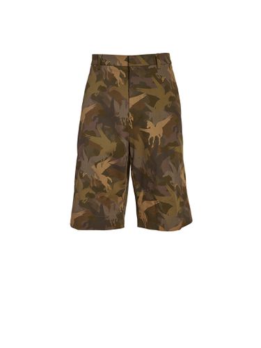 Etro Long Shorts Camouflage - Etro - Modalova