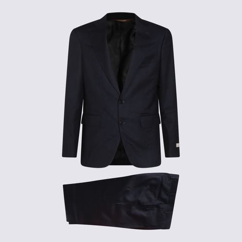 Canali Black Wool Suits - Canali - Modalova