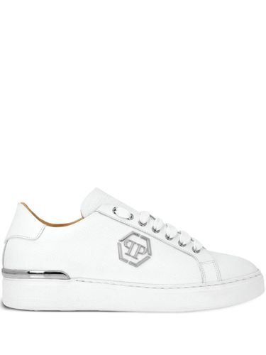 Nappa Leather Low-top Sneakers Monogram - Philipp Plein - Modalova