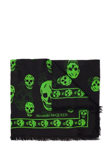 Scarf Biker 120x140 996 100 - Alexander McQueen - Modalova