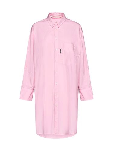 Palm Angels Overlogo Shirt Dress - Palm Angels - Modalova