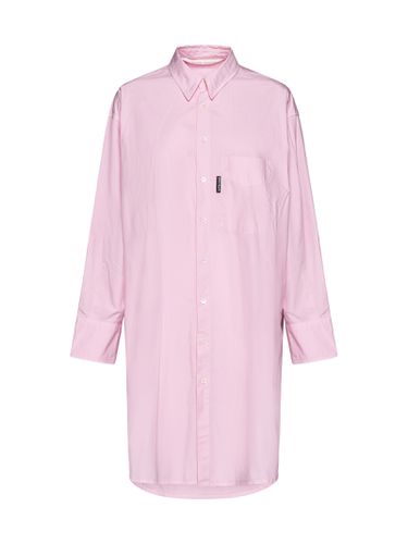 Palm Angels Overlogo Shirt Dress - Palm Angels - Modalova