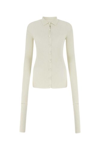 Quira Chalk Cotton Blend Cardigan - Quira - Modalova