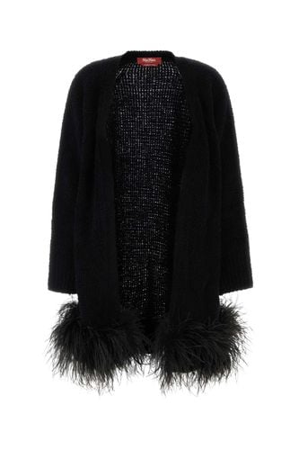 Black Wool Blend Cardigan - Max Mara Studio - Modalova