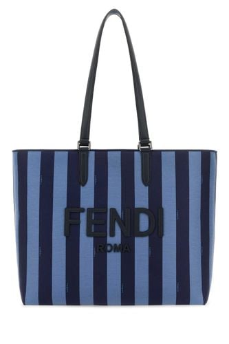 Embroidered Canvas Go To Shopping Bag - Fendi - Modalova