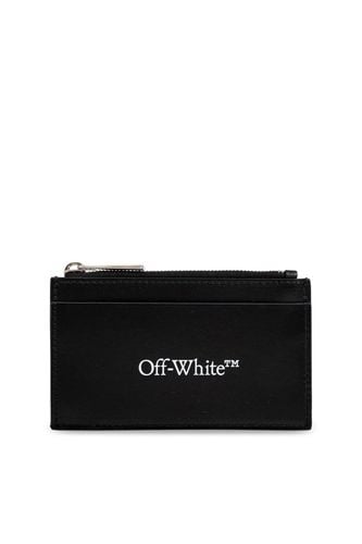 Logo Printed Zip-up Wallet - Off-White - Modalova