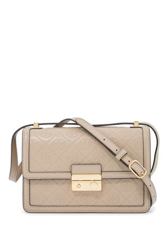 Leather T Monogram Shoulder Bag - Tory Burch - Modalova