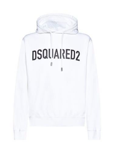 Dsquared2 Logo Cotton Hoodie - Dsquared2 - Modalova