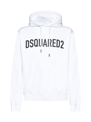 Dsquared2 Logo Cotton Hoodie - Dsquared2 - Modalova