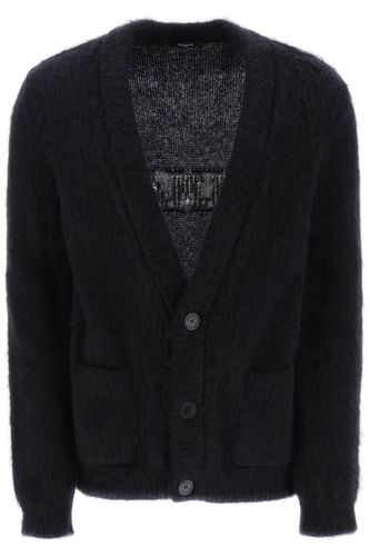 Retro Cardigan In Brushed Mohair - Balmain - Modalova